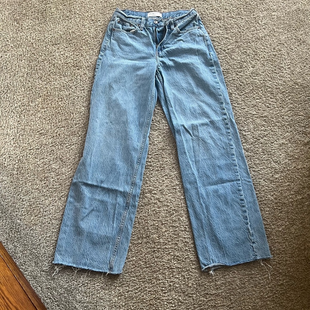Abercrombie and Fitch: The ulta loose low rise Jeans
